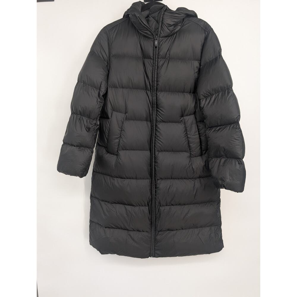 NWT Lululemon Featherweight 900Down-Fill Long Puffer Jacket Size XS Black - Picture 4 of 15